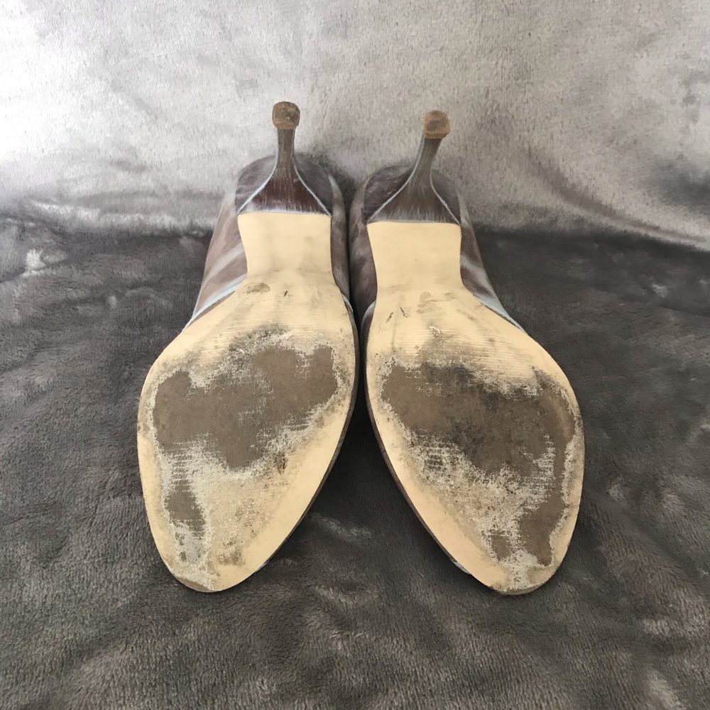 BCBG ♾ RARE ♾ peep toe pumps RARE style - Picture 3 of 5